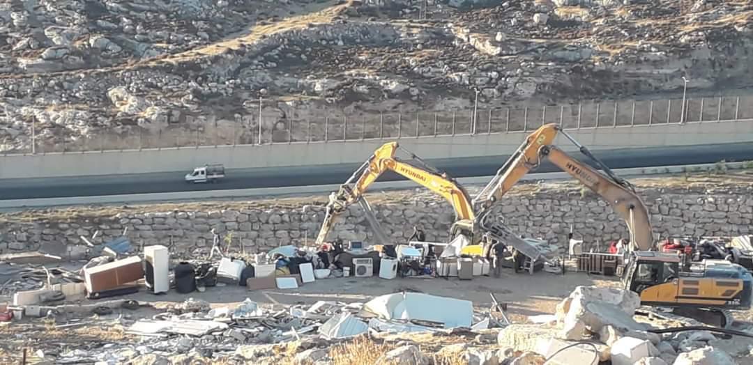 Israel demolishes seven Palestinian-owned structures near Jerusalem
