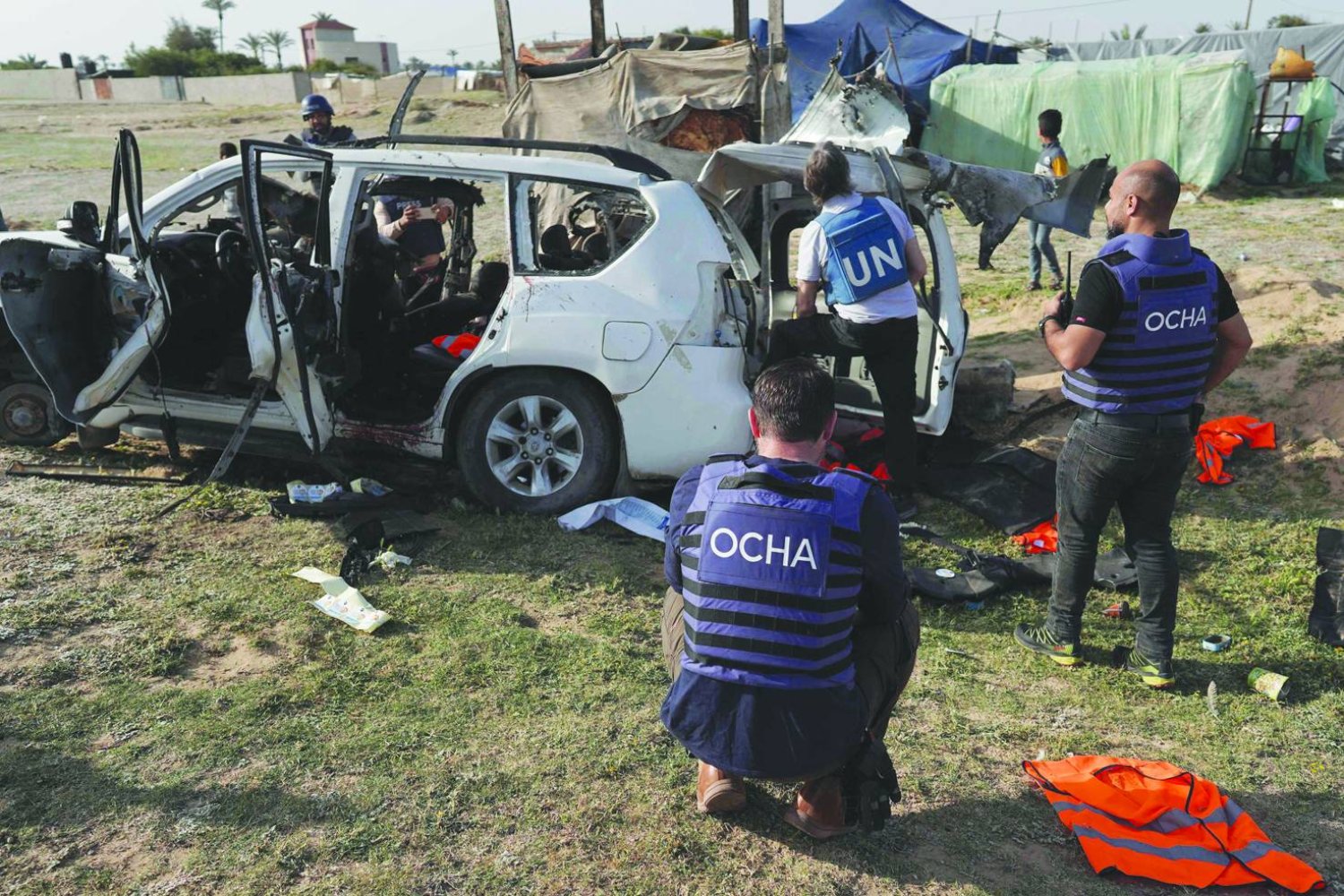 UN personnel killed and wounded in Israeli shelling of Rafah and Khan Yunis