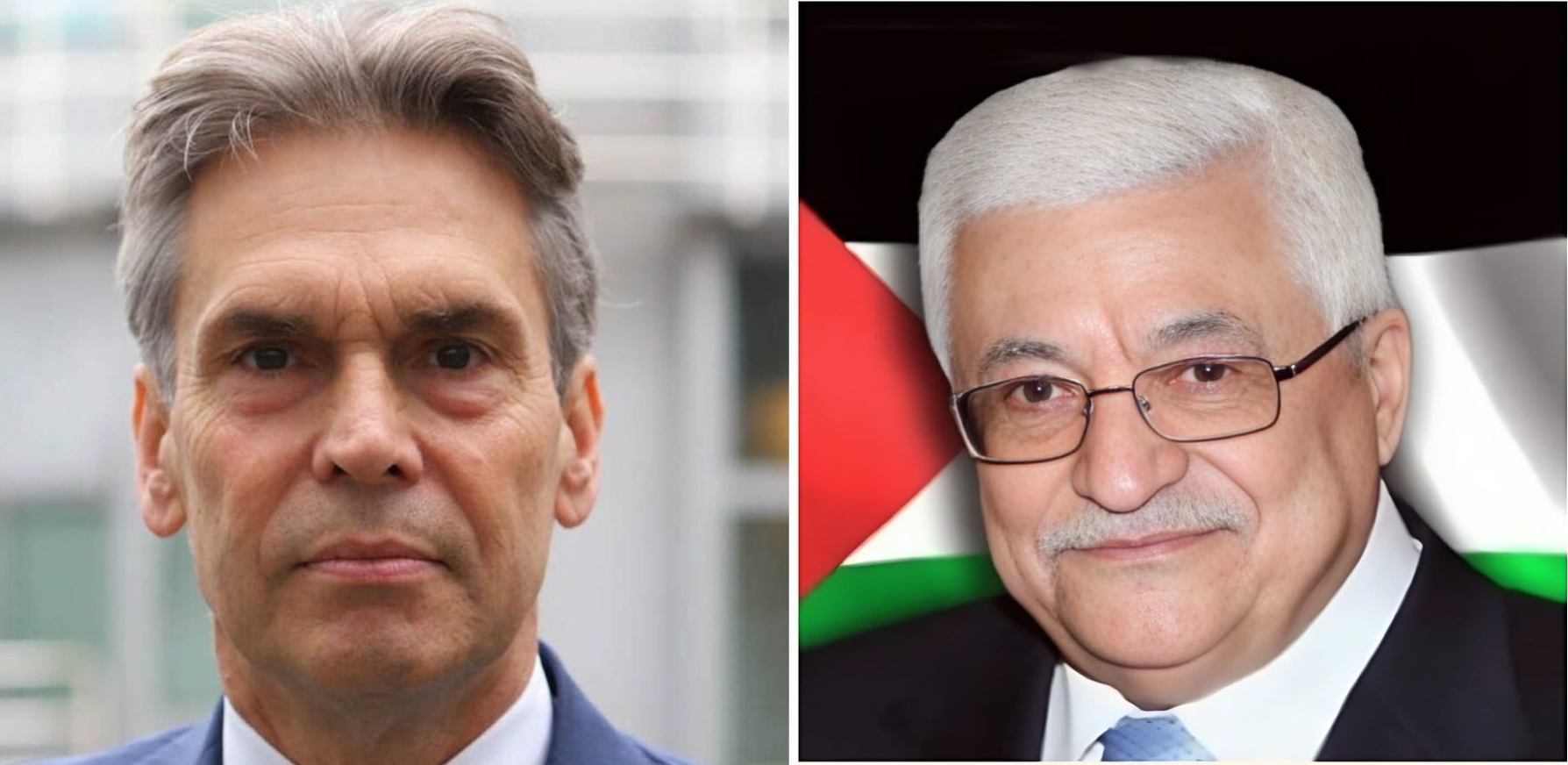 President Abbas discusses developments with new Dutch Prime Minister