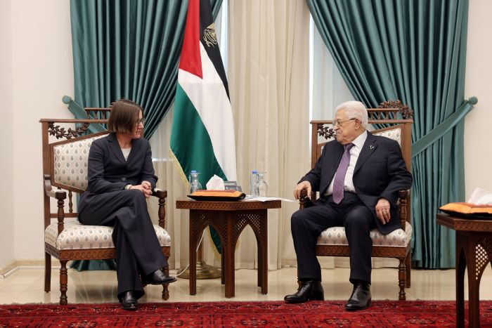 President Abbas receives ICRC's President in Ramallah
