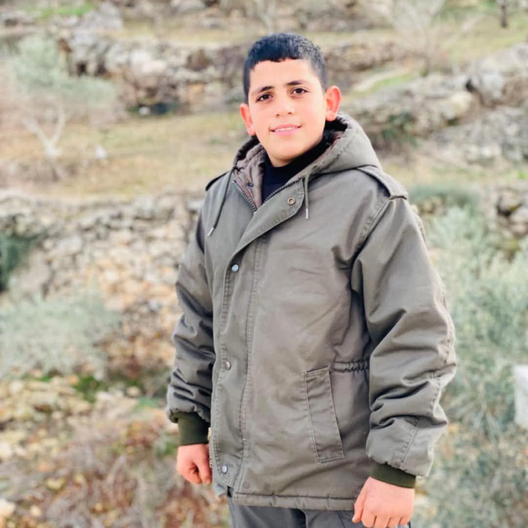 Slain Palestinian teenager, Rayan Tamer Hoshiyah, 15.