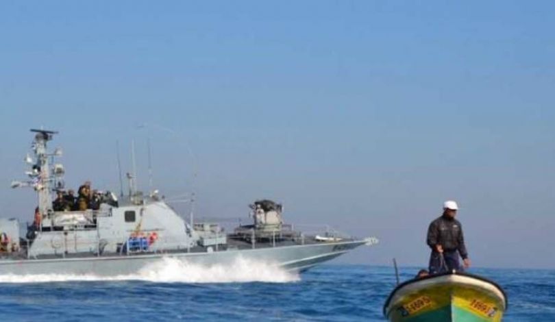 Israeli navy boats attack Palestinian fishermen off the Gaza coast, forcing them to return to shore