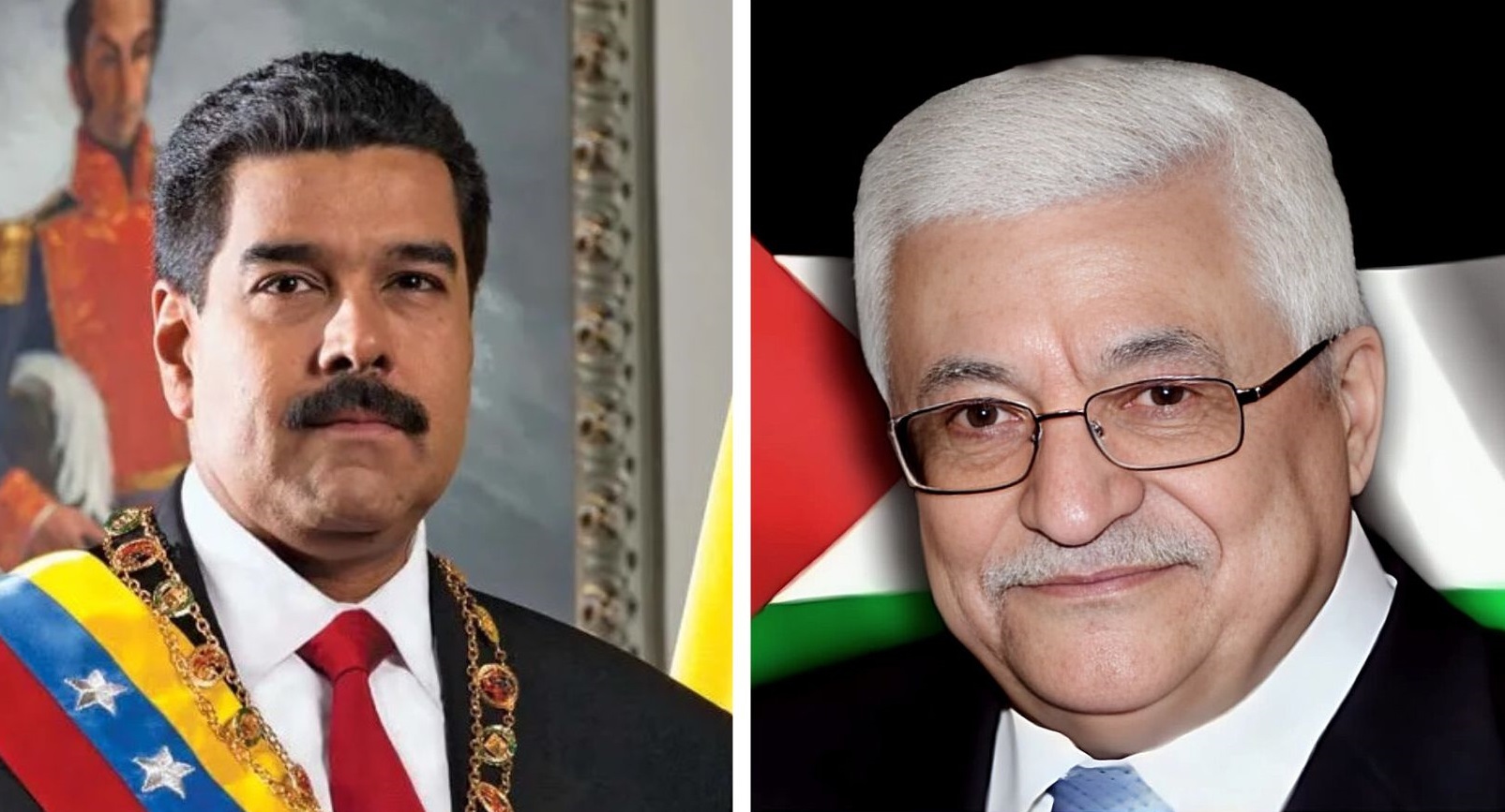 President Abbas discusses difficult developments in Palestine with Venezuelan counterpart 