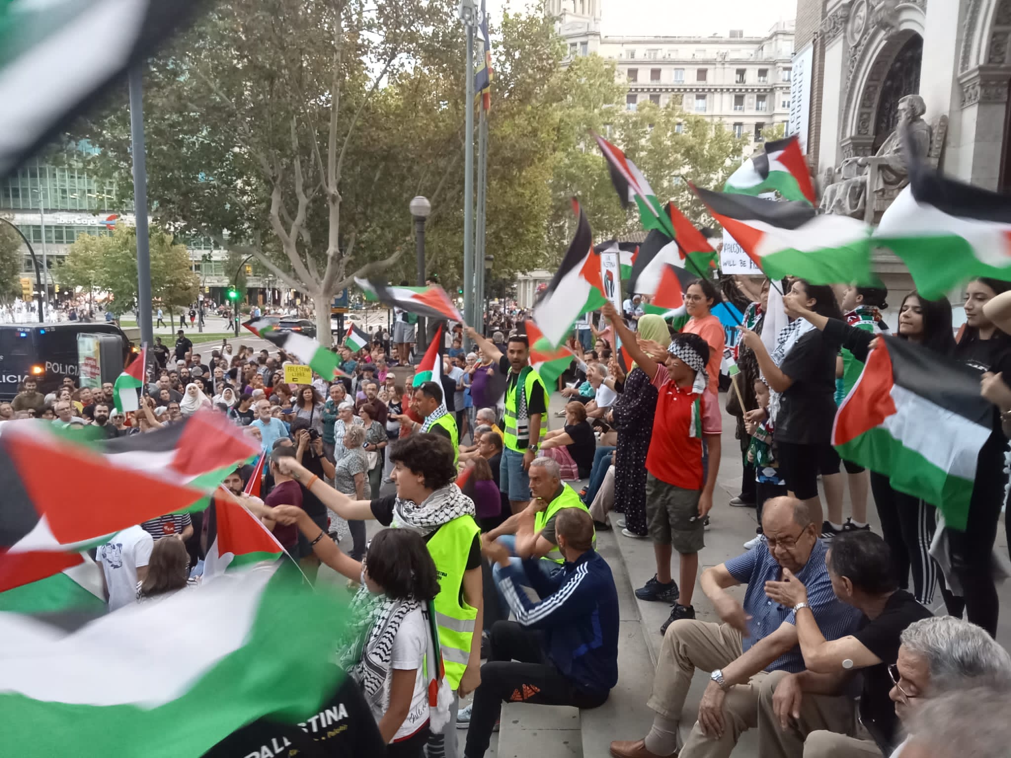 Demonstrations held in over 40 locations across Spain in solidarity with Palestine