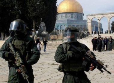 Palestinians injured as Israeli forces attack worshipers outside Al-Aqsa mosque in Jerusalem