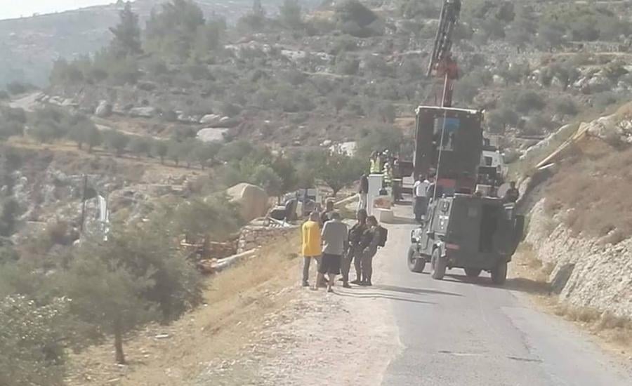 Israeli forces seize mobile home near Bethlehem