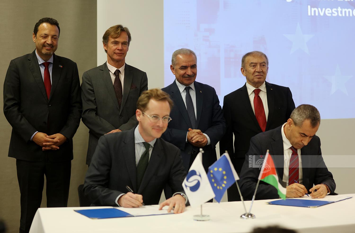 European and Palestinian institutions sign €80 million worth investment and financing agreements