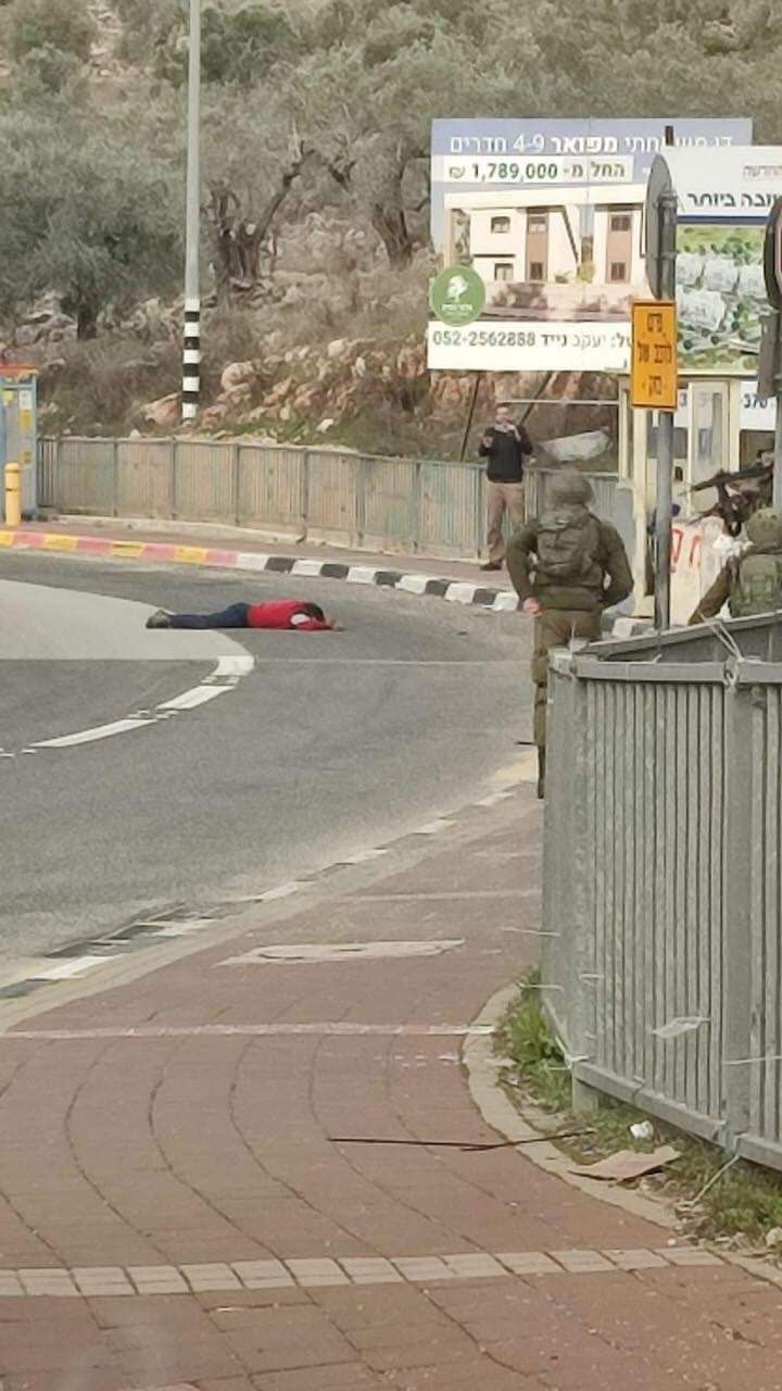 Israeli soldiers kill a Palestinian young man in Salfit