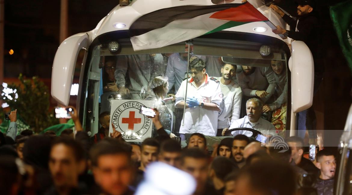 Third batch of Palestinian male teenage detainees released by Israel as part of swap deal 