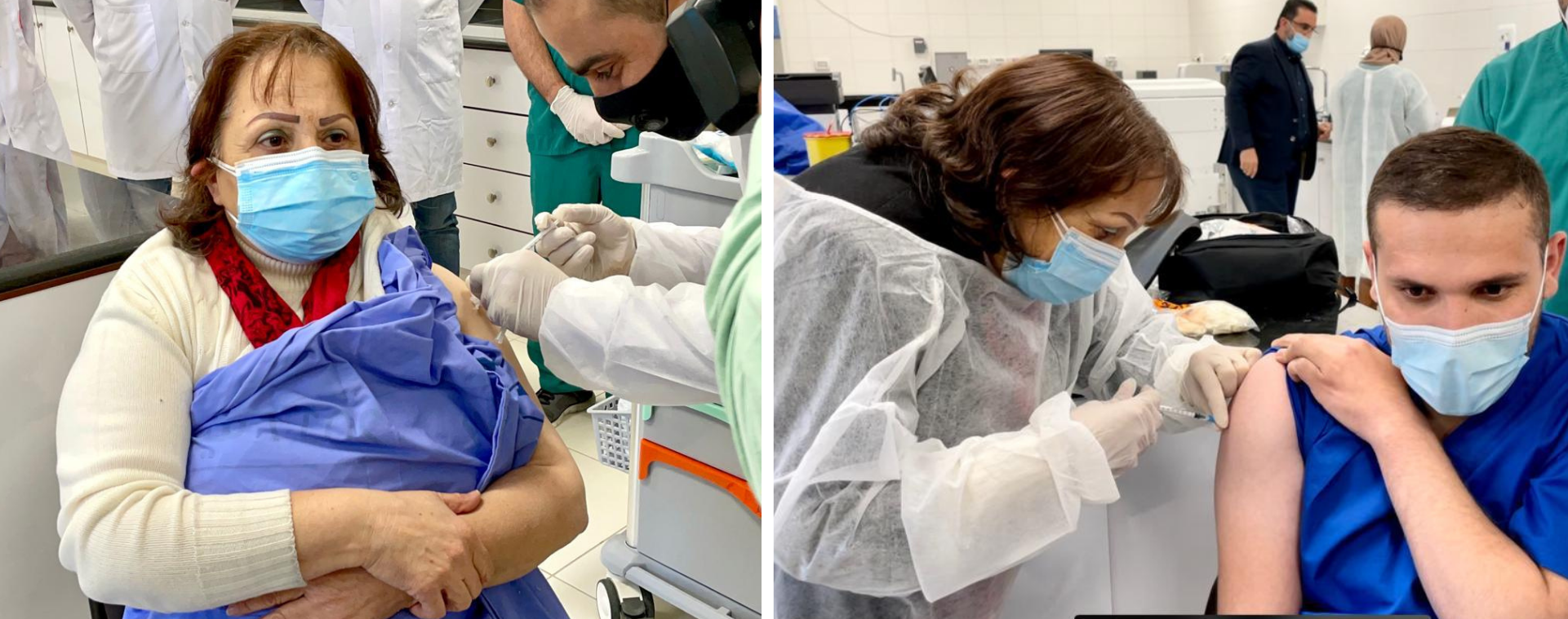 With the arrival of the first batch of coronavirus vaccine, Palestine begins vaccinating its population