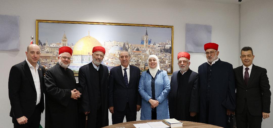 Vice President Al-Sheikh meets Samaritan community delegation