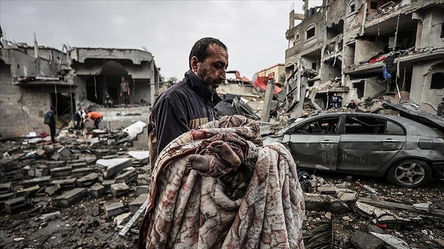 Six Palestinians including children, killed in an Israeli airstrike on Khan Younis 