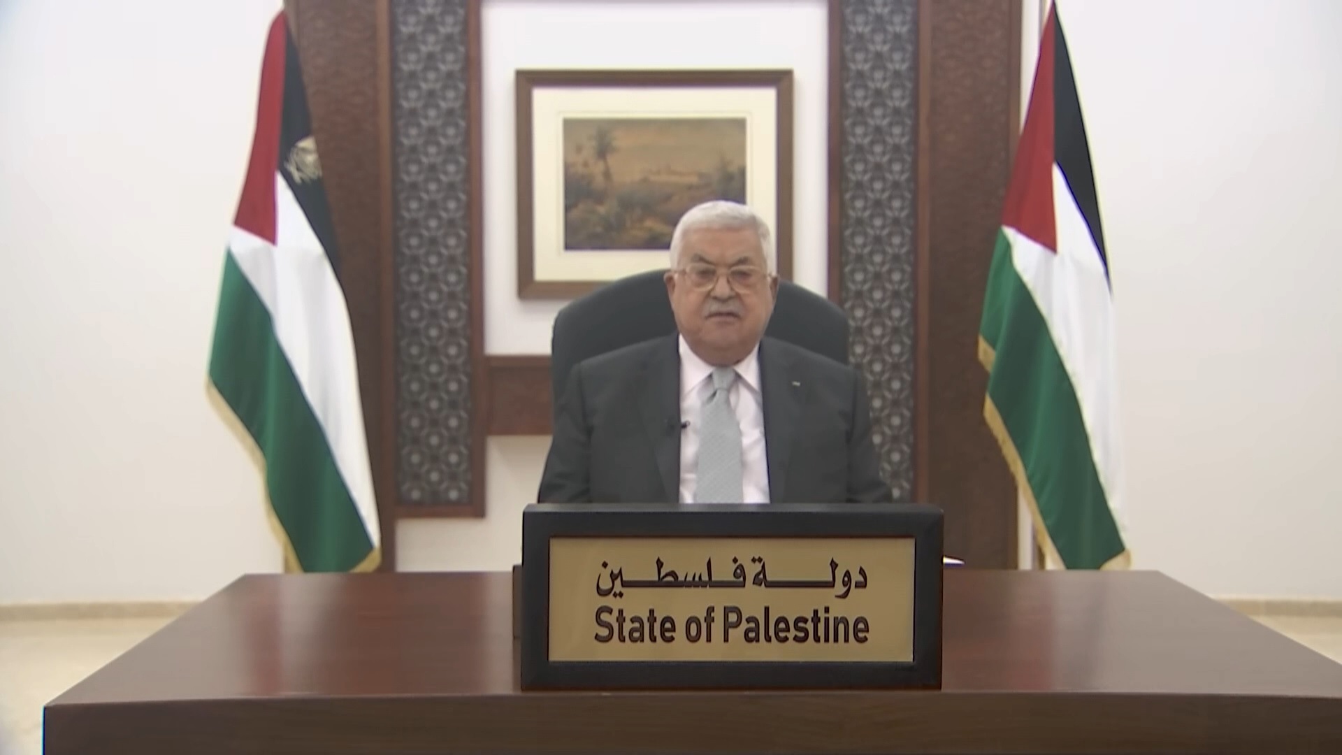 President Abbas congratulates Biden on his presidency, says he's looking forward to working together for peace