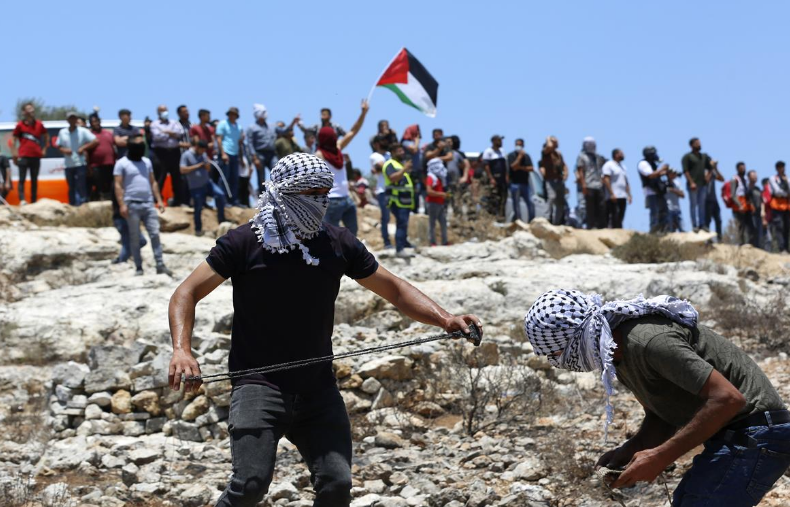 Occupation forces quell anti-settlement rally south of Nablus, dozens injured
