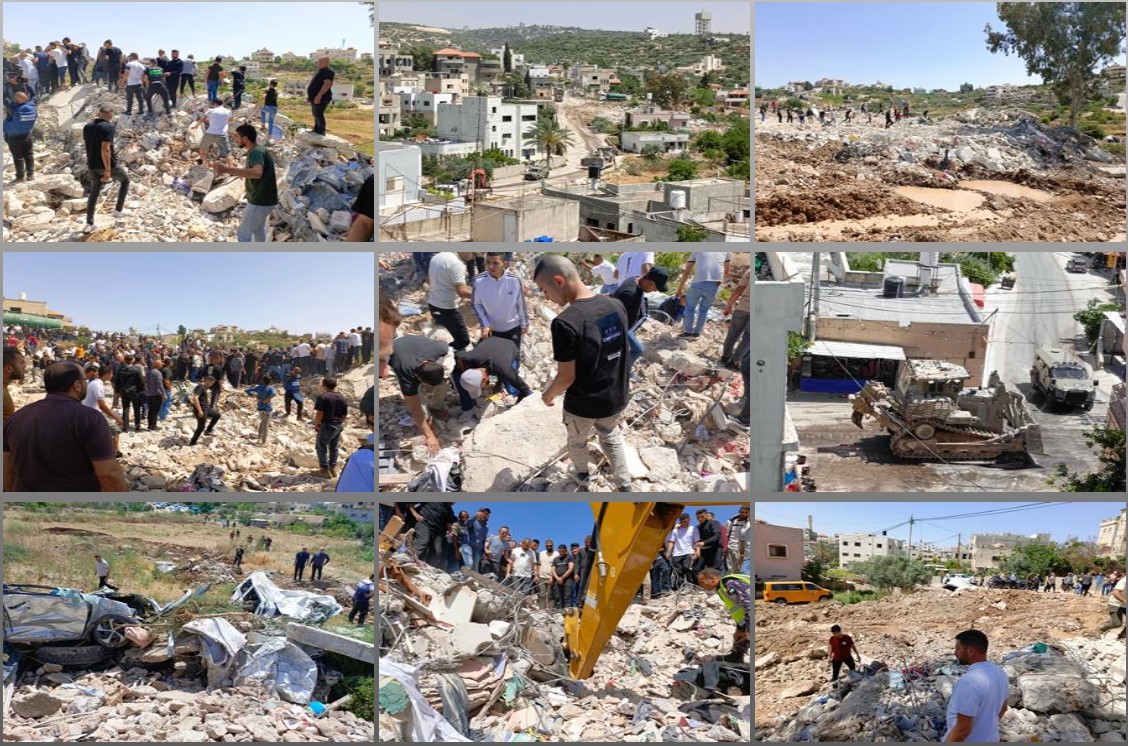 Five Palestinians killed in an Israeli massacre in the town of Deir al-Ghusun 