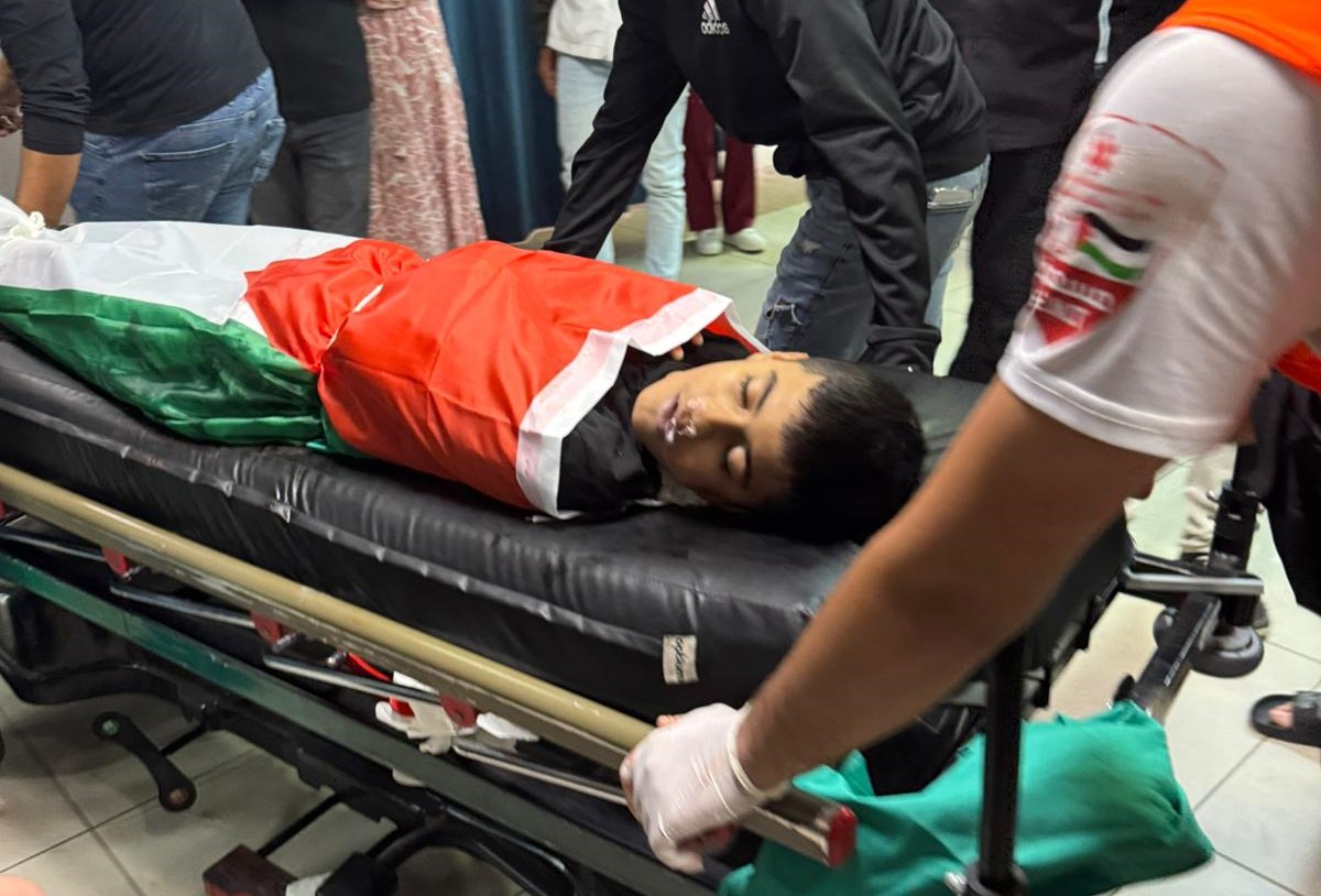 Palestinian child, 12, shot and killed by Israeli forces north of Jerusalem 
