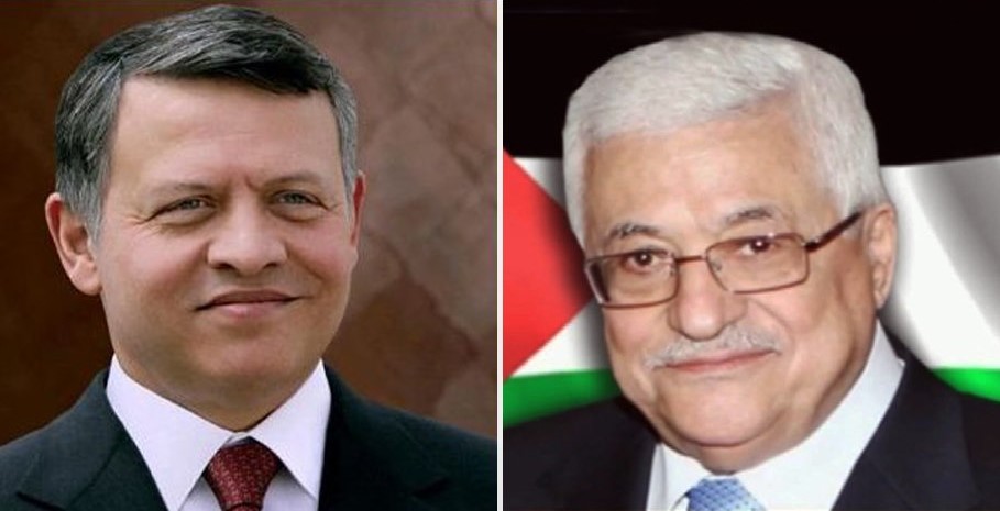 President Abbas discusses developments with Jordan’s King Abdullah 