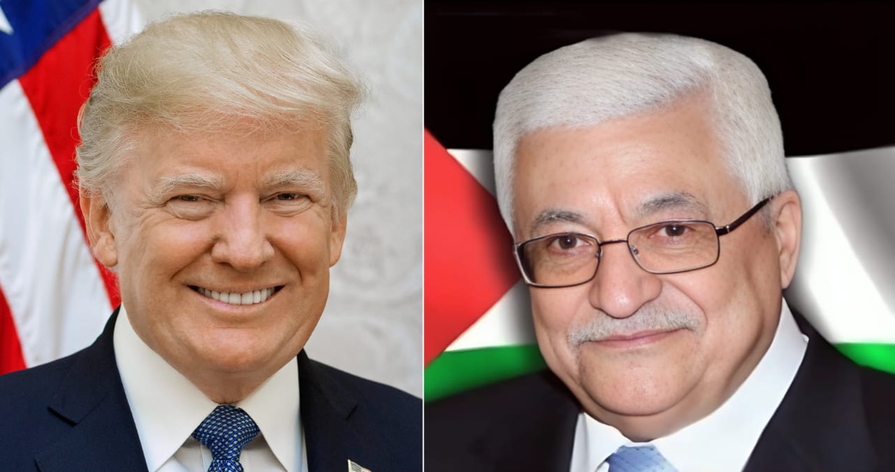 President Abbas congratulates President Trump on his inauguration as President of the United States 