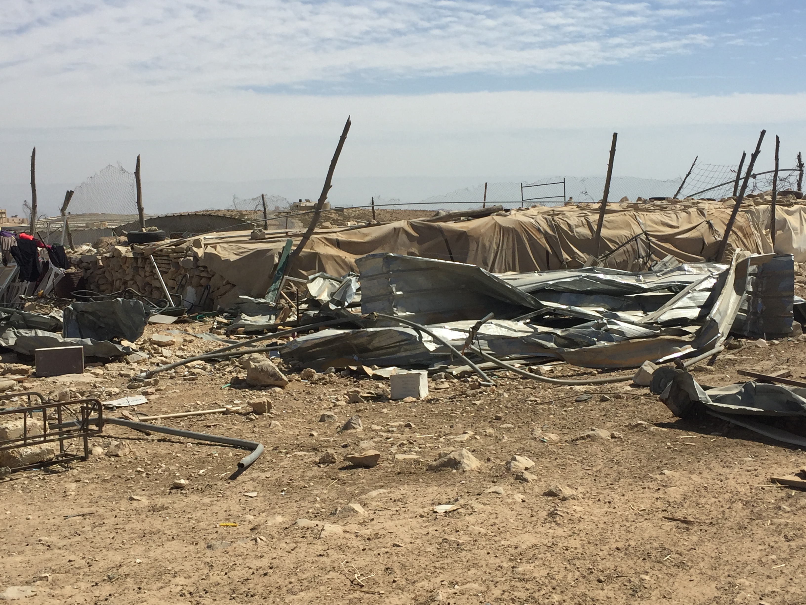 Animal sheds destroyed as demolition orders were issued against structures in south of West Bank