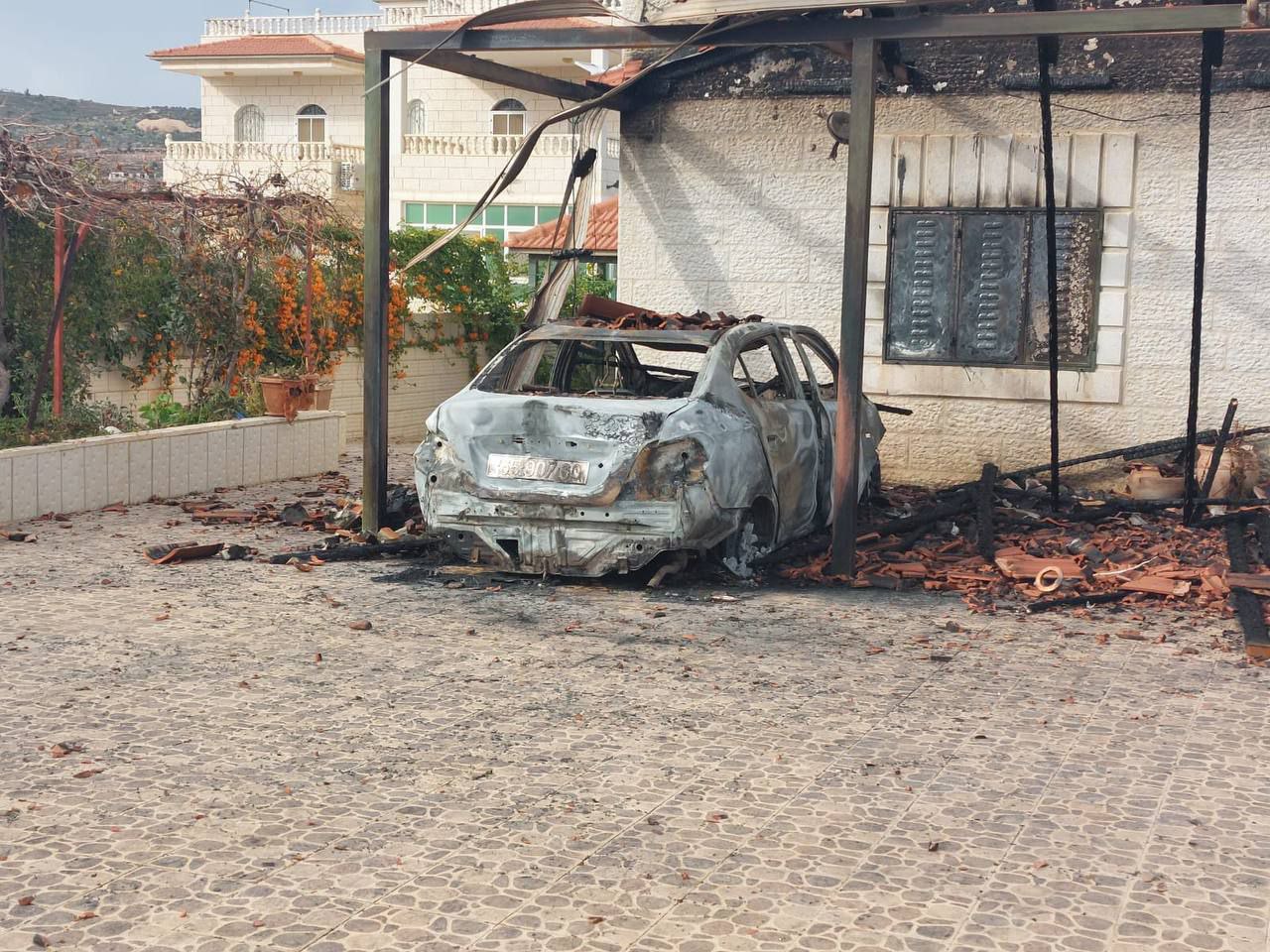 Israeli settlers set home, vehicle on fire in Turmus Ayya