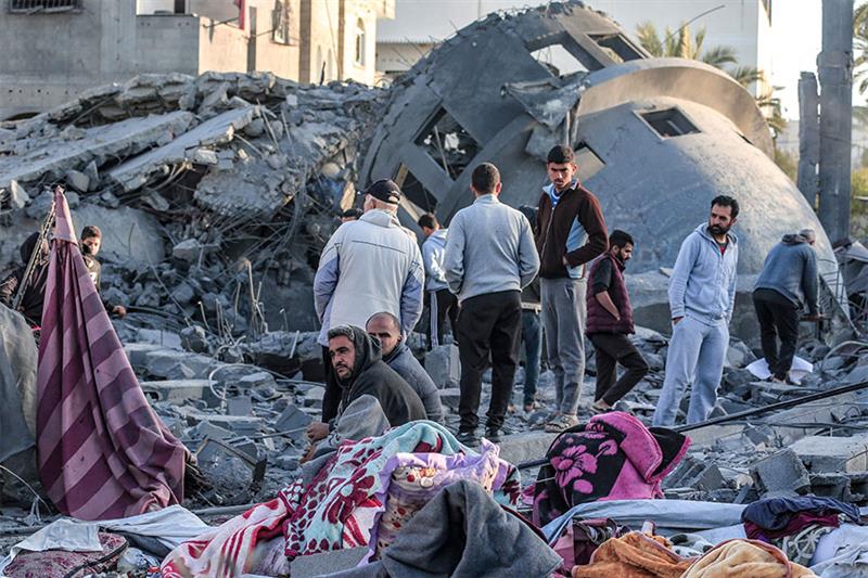 Six civilians killed in Israeli airstrike on Nusseirat refugee camp in Gaza