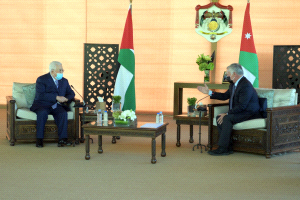 President Abbas, King Abdullah of Jordan discuss the Palestinian cause, mutual relations