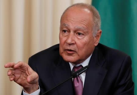 Arab League chief urges US to take a firm position from Israel’s new settlement plans