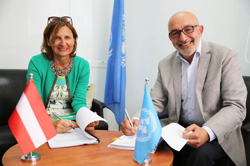 Austria supports UNRWA programs with EUR 7.7 million