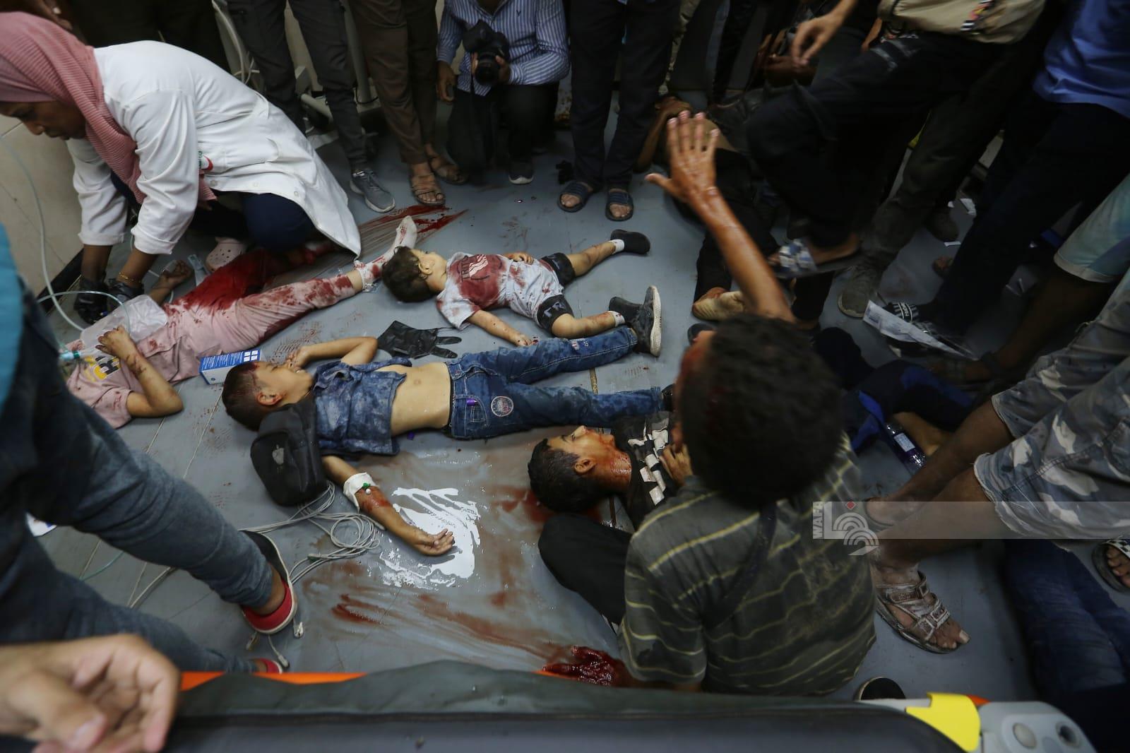 At least 25 civilians killed in series of Israeli bombardment of several areas in central and southern Gaza 