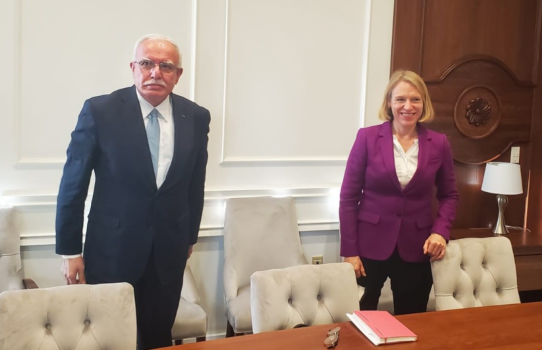 Malki calls on Norway to ensure accountability of Israel, protection of Palestinian people