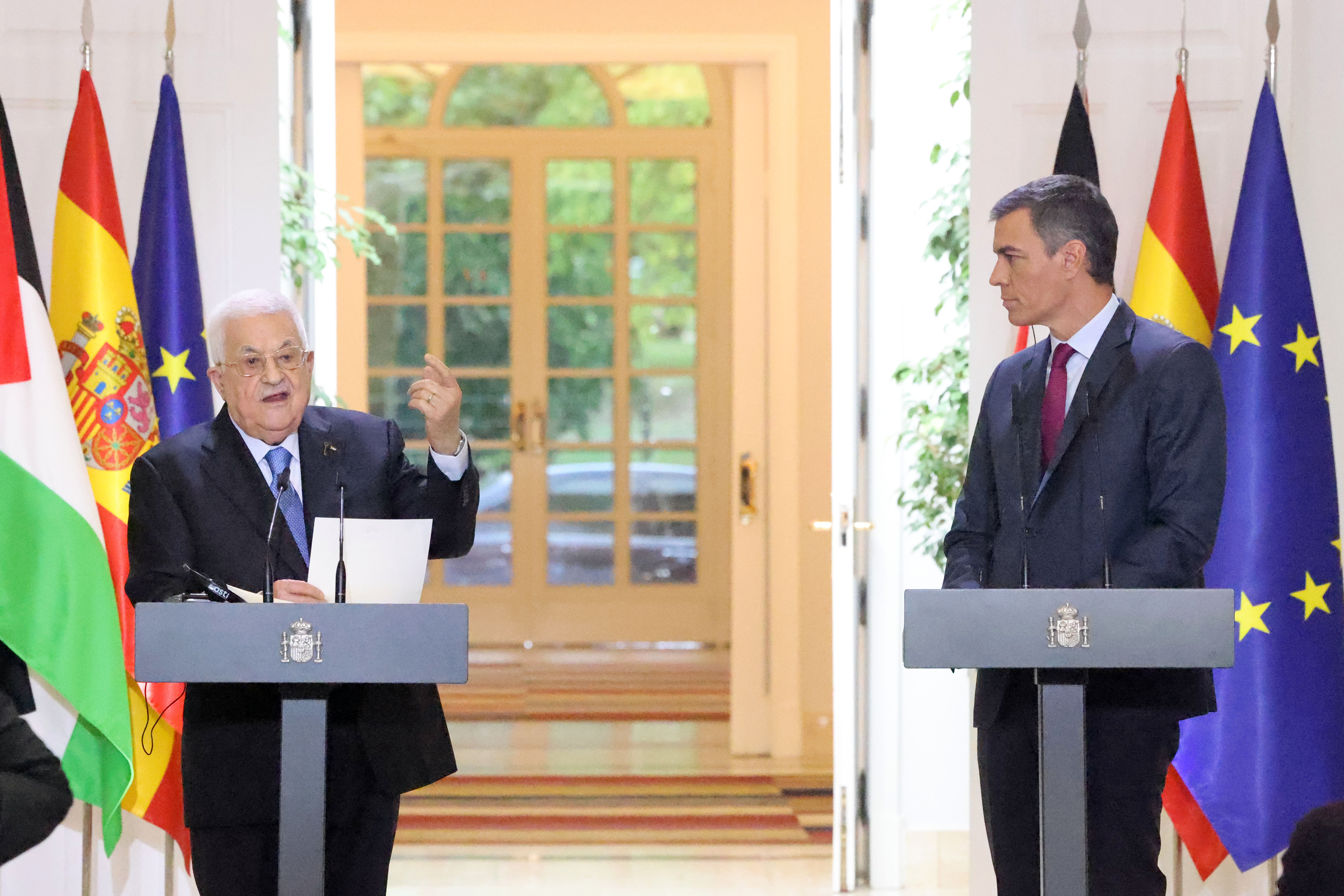 President Abbas meets with Spanish Prime Minister
