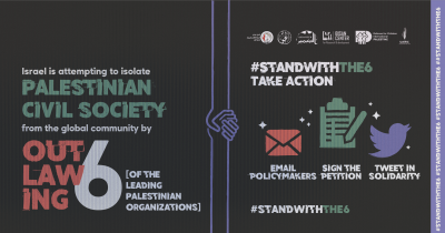 Six targeted Palestinian human rights organizations officially demand that Israel reveal the evidence