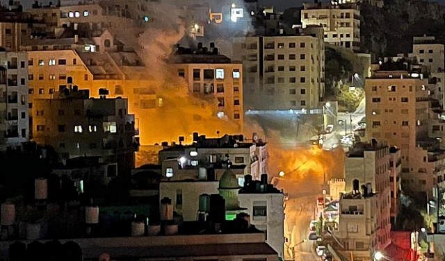 Israeli forces blow up family home of Palestinian prisoner near Nablus
