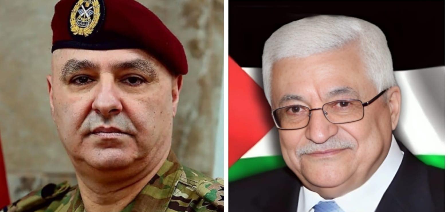President Abbas congratulates Joseph Aoun on his election as President of Lebanon 