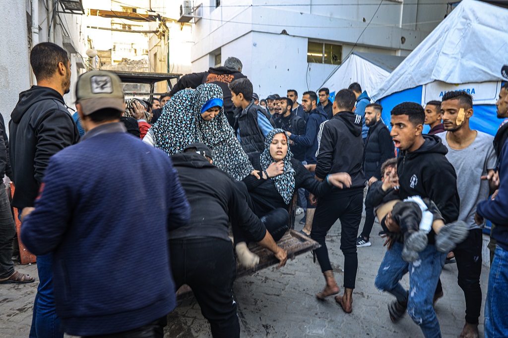 Israeli airstrike kills family of four in northern Gaza