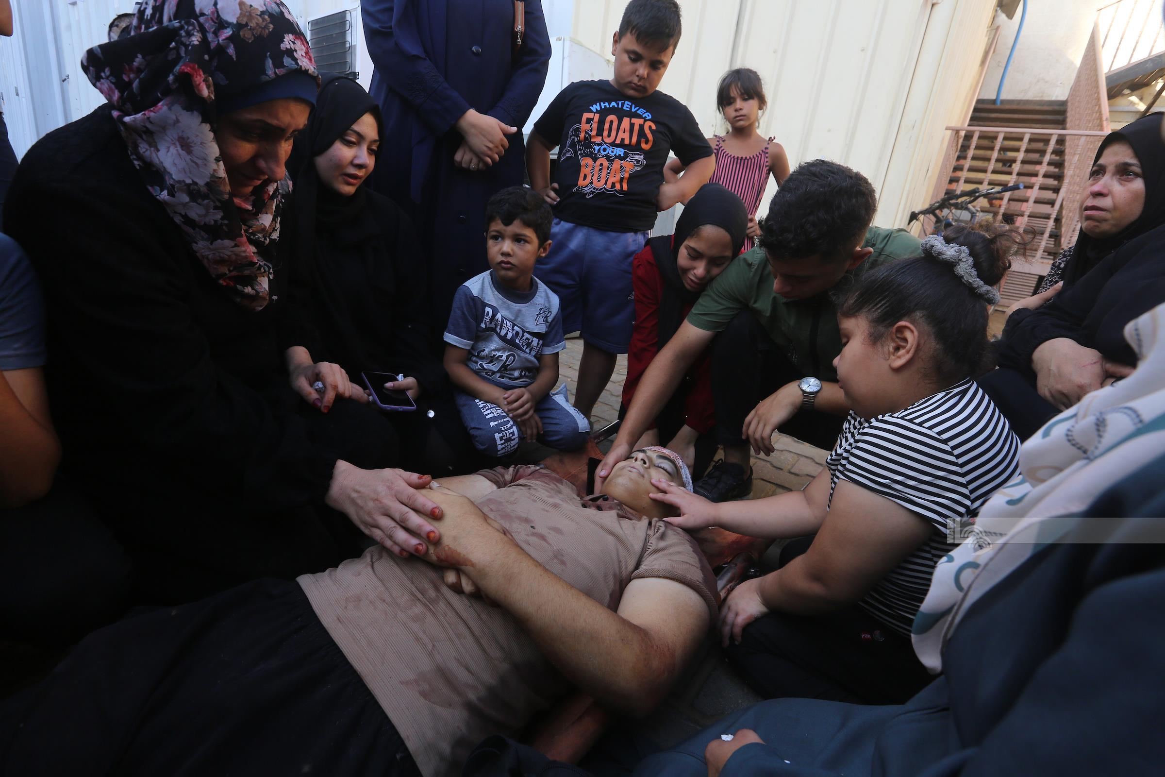 Five civilians killed and others injured in Israeli airstrike south of Deir al-Balah