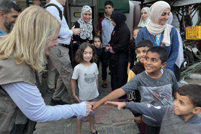 'There is nowhere safe for Gaza’s one million children to turn,' says Executive Director of UNICEF