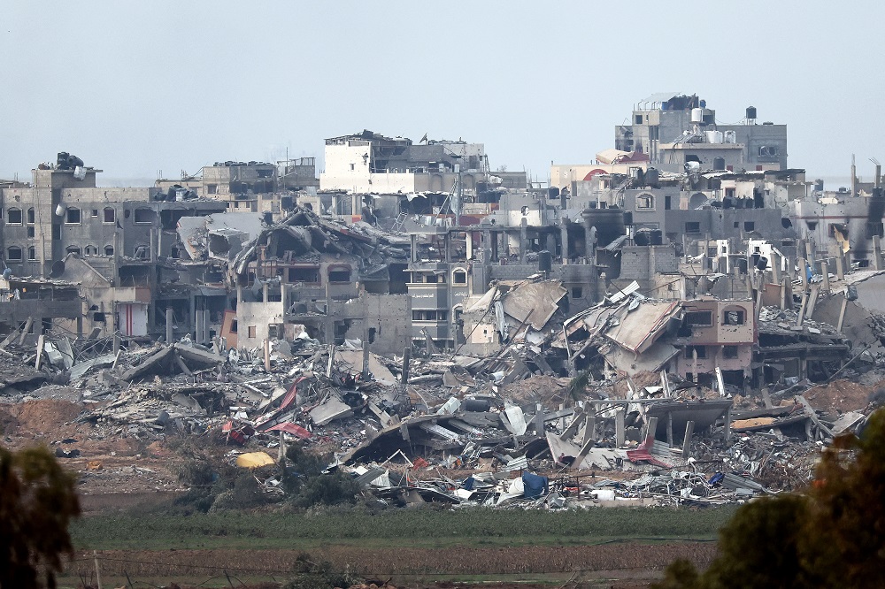 Two Palestinians killed in an Israeli airstrike on Gaza's Al-Rimal neighborhood 