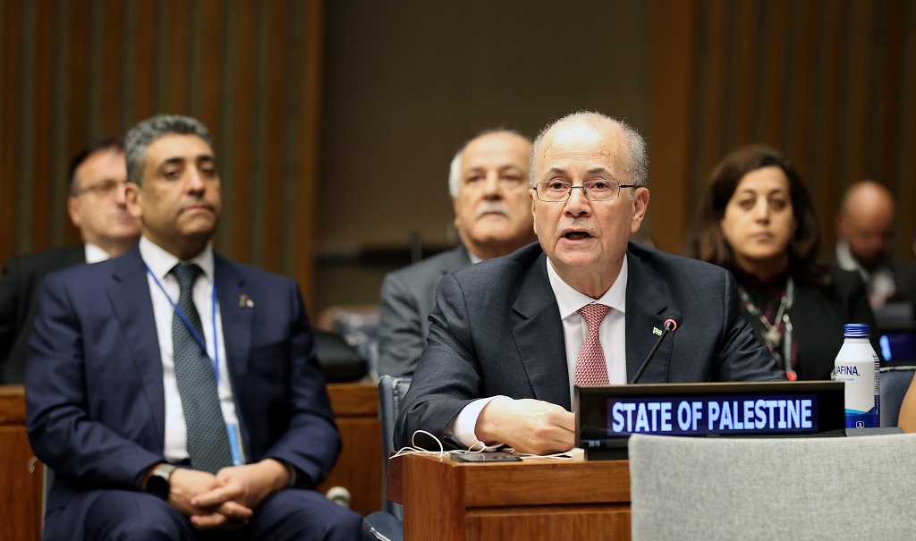 PM Mustafa calls on Non-Aligned Movement to take action for Palestinian freedom, an end to Israeli occupation