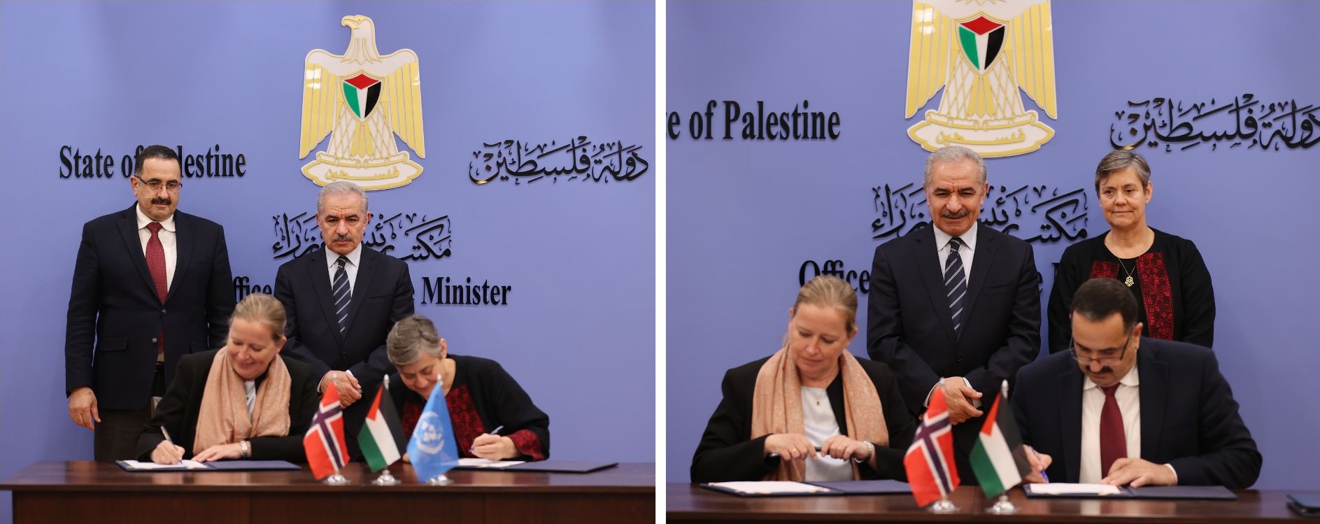 Palestine signs two agreements with Norway to rehabilitate electricity station in Gaza, provide schools in Jerusalem with solar power.