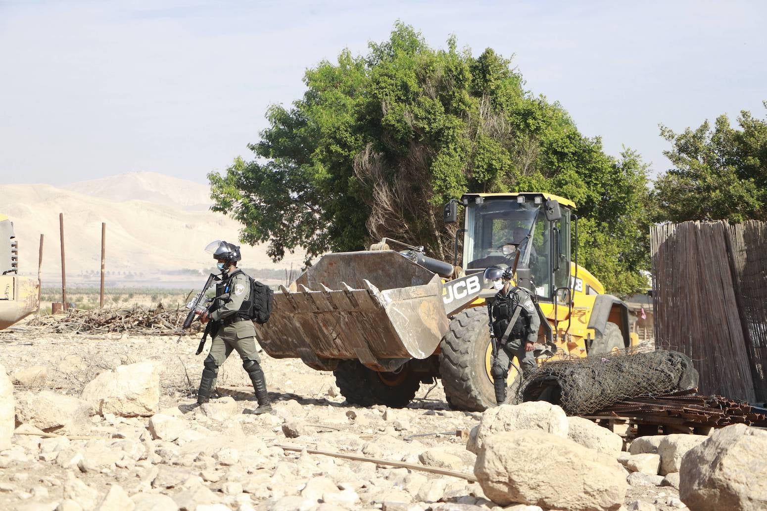 Israeli settlers vandalize two shacks near Salfit