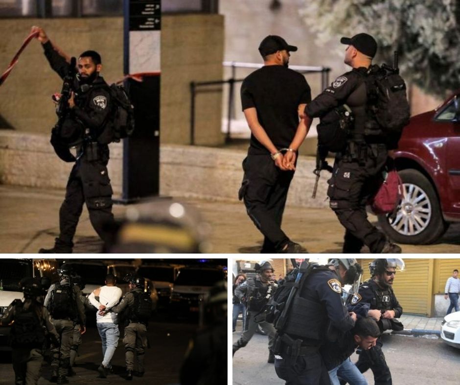 Occupation forces round up 48 Palestinians in the West Bank