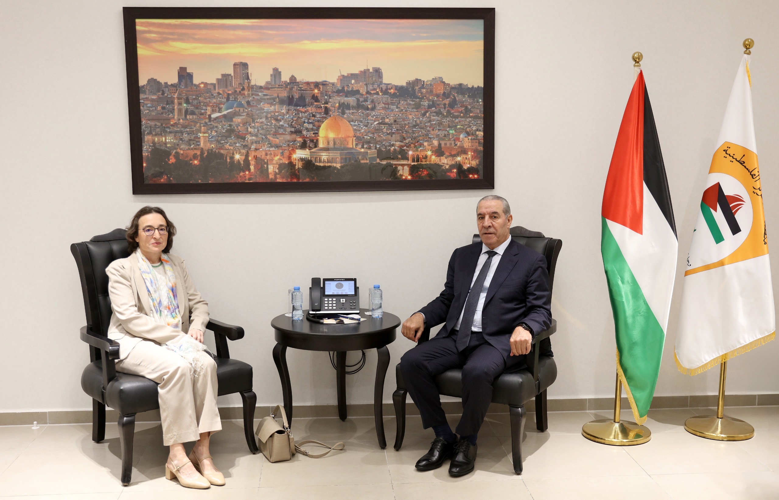 Vice President Al Sheikh meets Belgian consul general to discuss latest developments