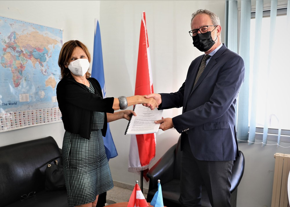 Austria signs agreements for 2m euros to support UNRWA 2021 Syria Regional Crisis Emergency Appeal