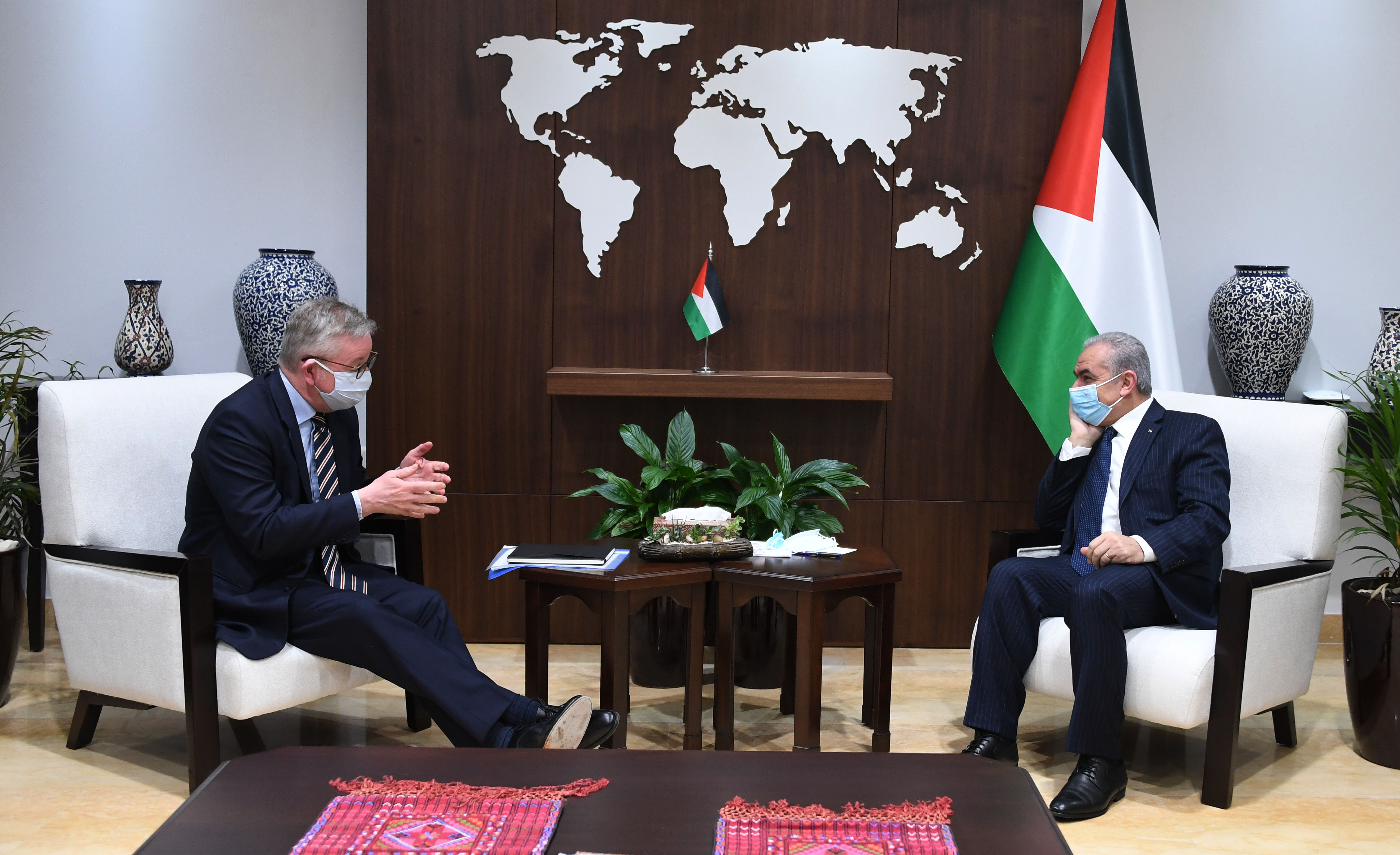 Premier urges Britain to press Israel to allow election in occupied Jerusalem