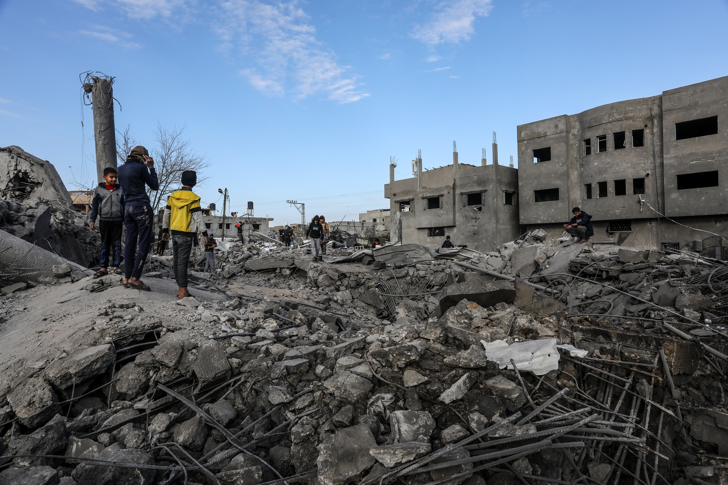 Three Palestinians killed in Israeli airstrike on Rafah, southern Gaza