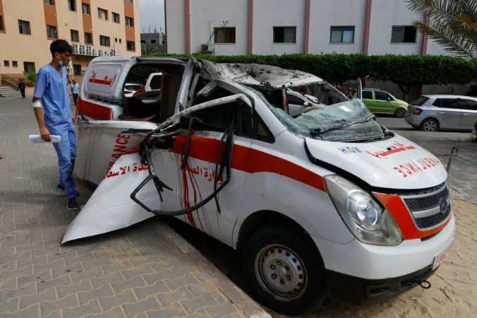 Several Palestine Red Crescent medics injured by Israeli gunfire in Rafah