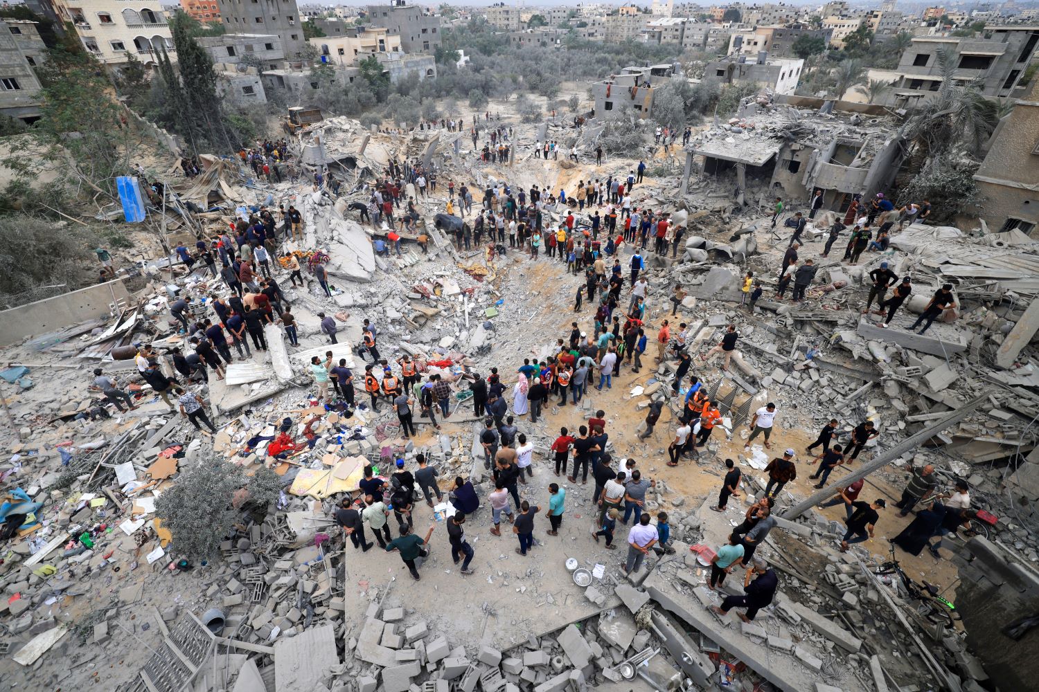UPDATE:  At least 15 civilians killed in Israeli airstrike on al-Bureij refugee camp in central Gaza 
