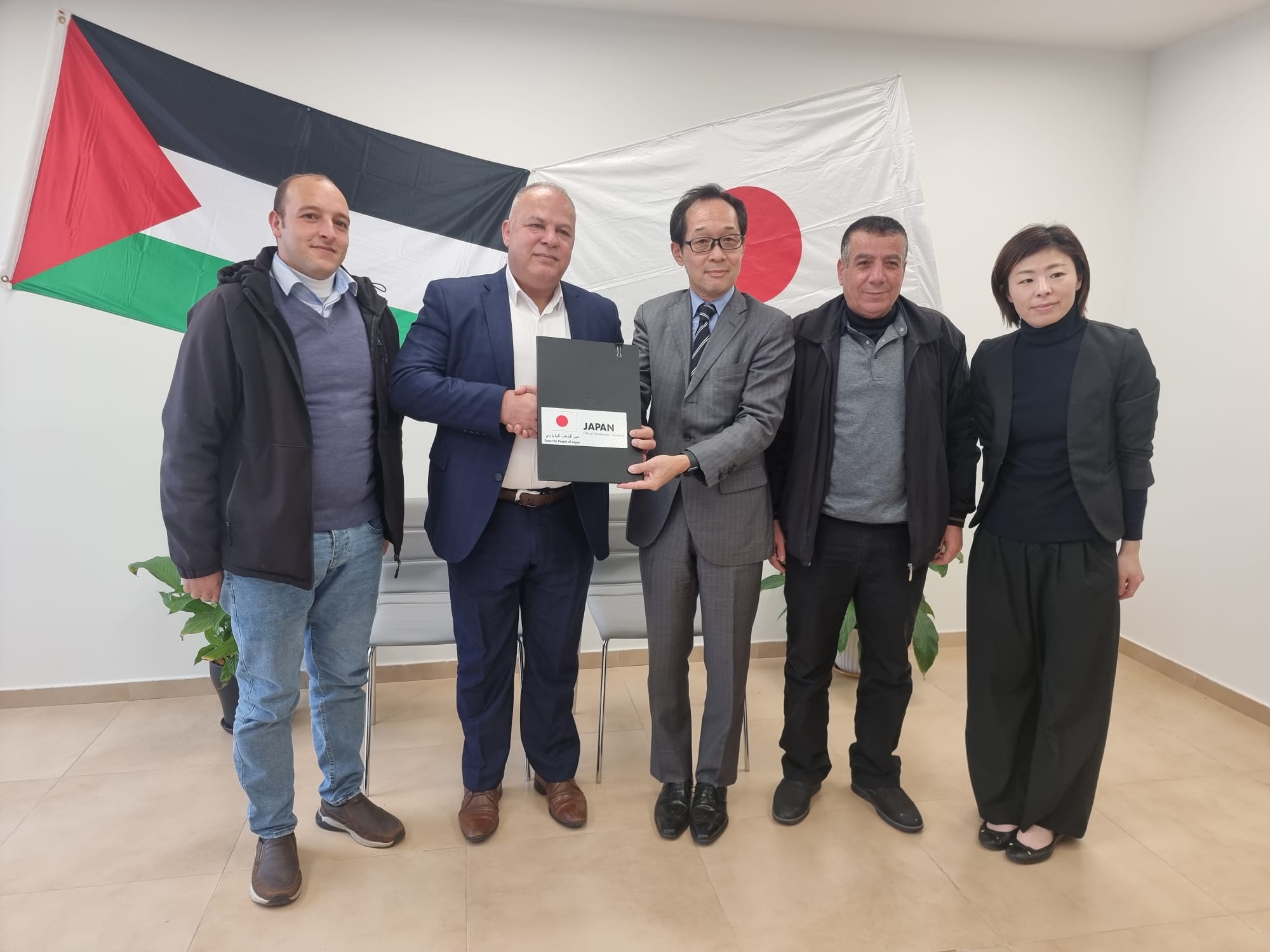 Grant Signing Ceremony for GGP Japan-funded project to expand electricity network in Salfit