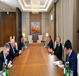 During his presence in Baku, Foreign Minister Malki holds talks with the Azerbaijani president, Greek counterpart